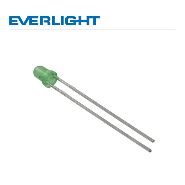 3MM Green LED Diffused